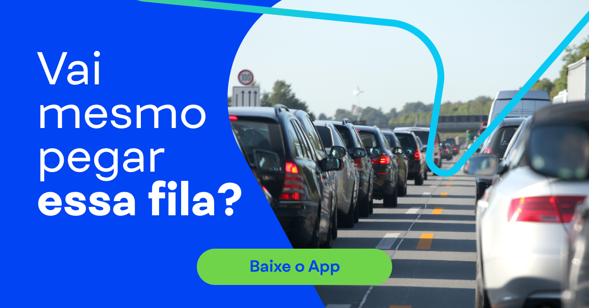 Vai mesmo pegar essa fila? Peça já sua tag de pedágio Zul+