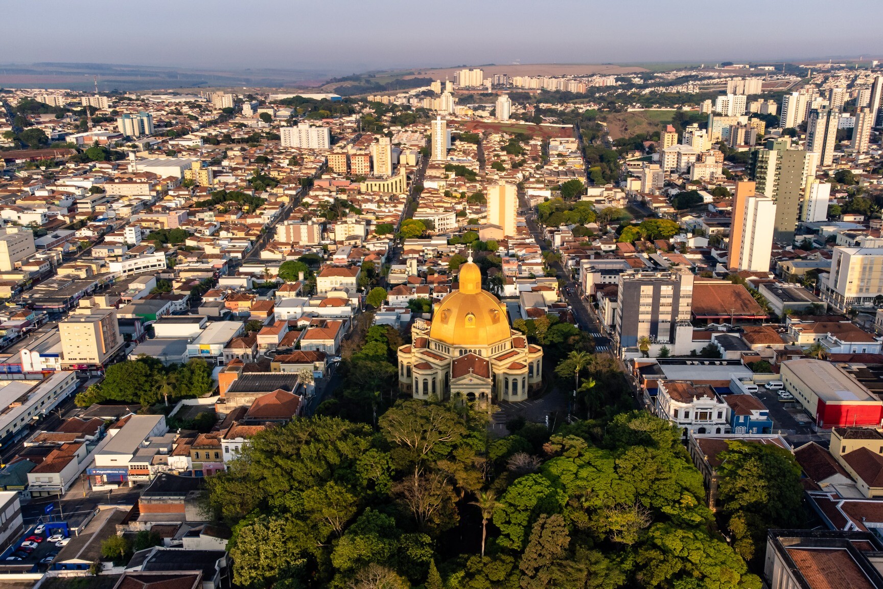 Centro de São Carlos (SP). Foto: Divulgação/Prefeitura