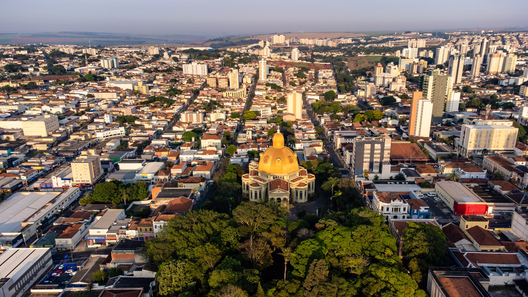 Centro de São Carlos (SP). Foto: Divulgação/Prefeitura