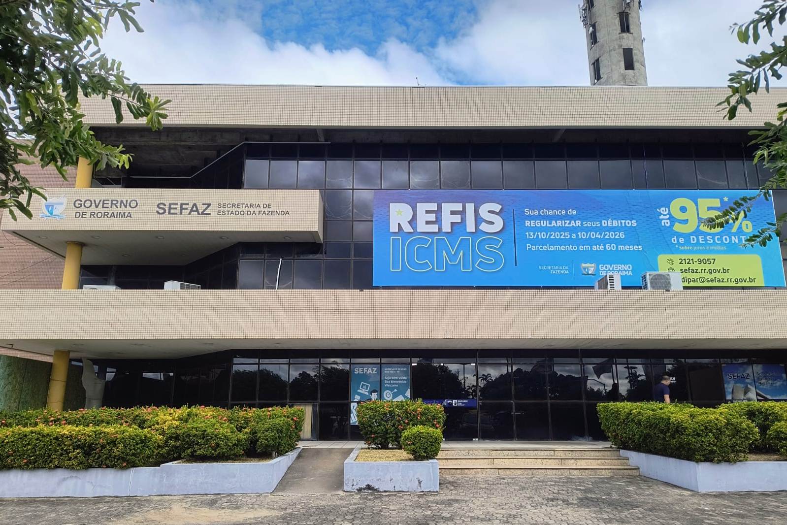 Fachada da Sefaz de Roraima