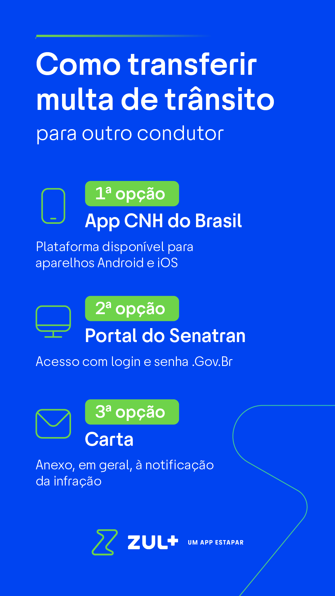 Há 3 opções, pelo menos, para transferir multa de trânsito para outro condutor